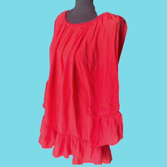 FUNDAMENTAL THINGS Bright Red Top - Picture 2 of 6